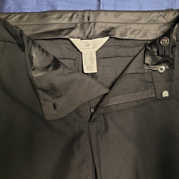 Black Dress Pants US 14 / age 11 - 12 yo - Picture 8 of 13